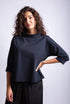 Elegant top with wide turtleneck Inga
