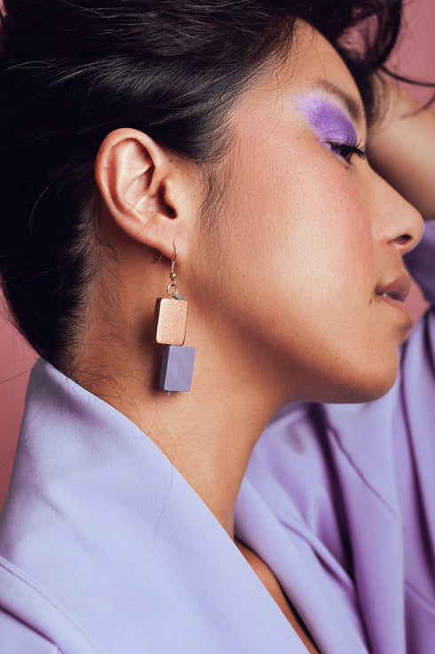 Orecchini geometrici Farwah