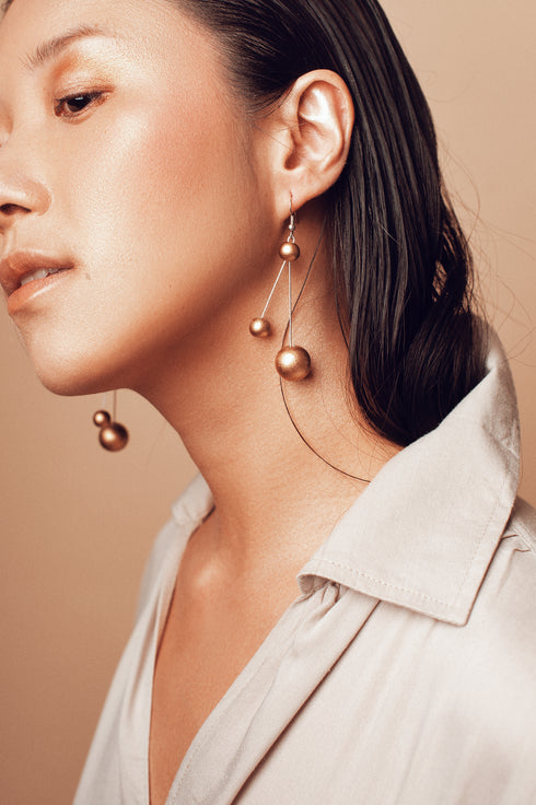 Orecchini giocosi Harper - metallizzati