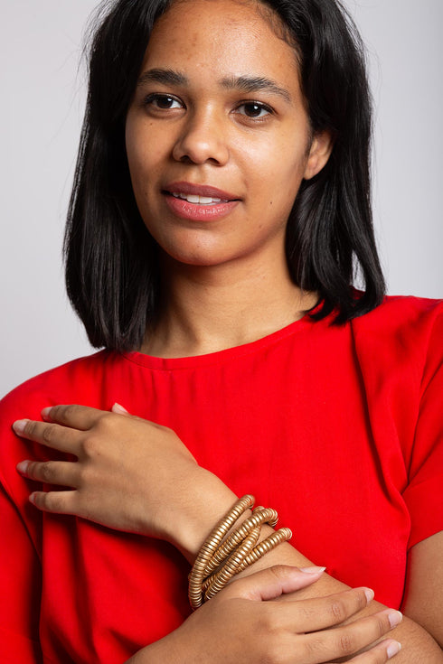 Bracciale elastico Rory metallizzato