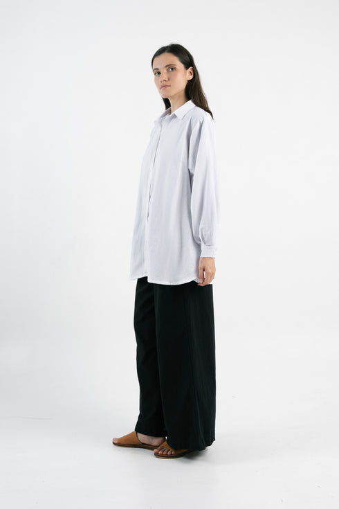 Langärmlige Bluse Hala - Leinen