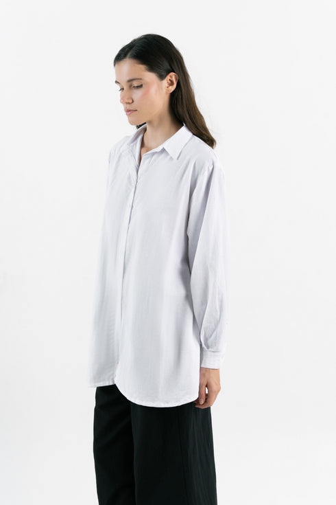 Langärmlige Bluse Hala - Leinen