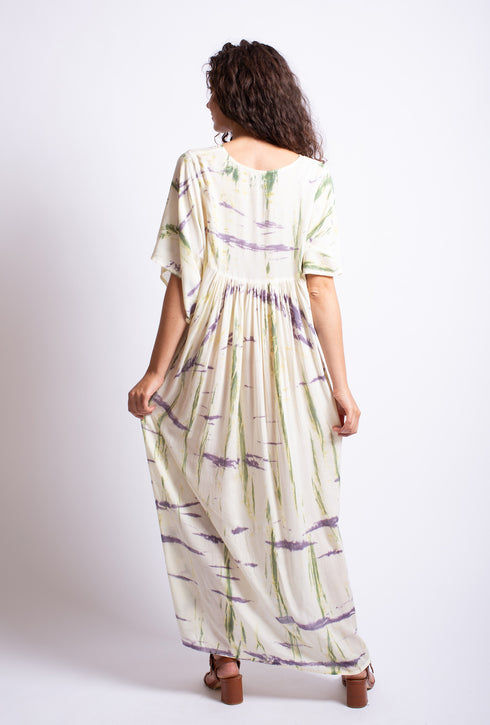 Kaftan dress with V-neck Lapla