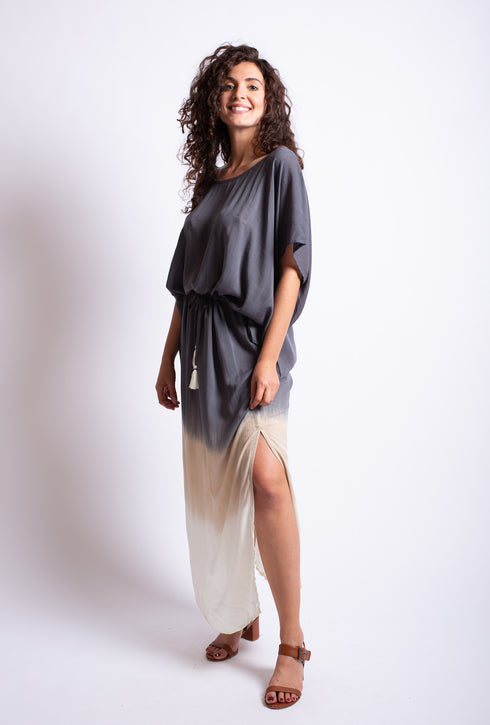 Caftano lungo con cordone Mimma