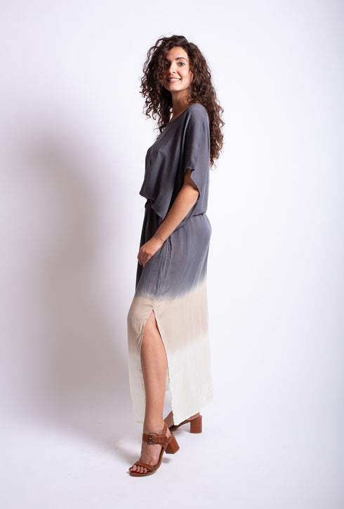 Caftano lungo con cordone Mimma