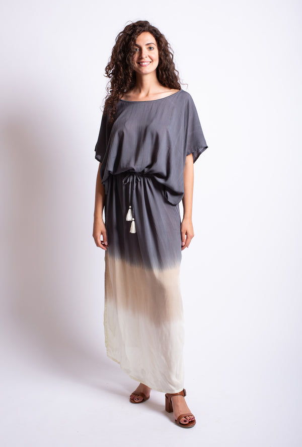 Long kaftan with cord Mimma