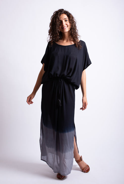 Caftano lungo con cordone Mimma