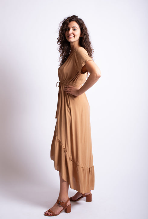 Abito giocoso con balza Vanessa