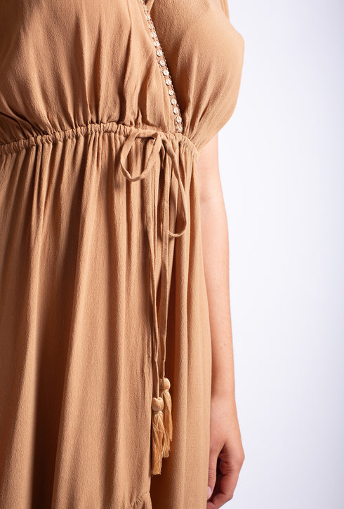 Abito giocoso con balza Vanessa