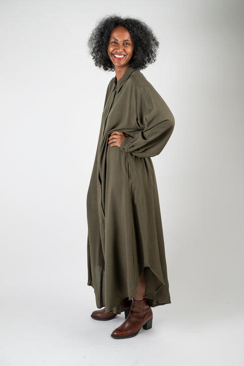 Maxi shirt dress LORA - extra long