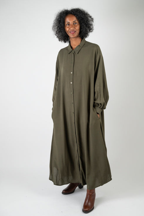 Maxi shirt dress LORA - extra long