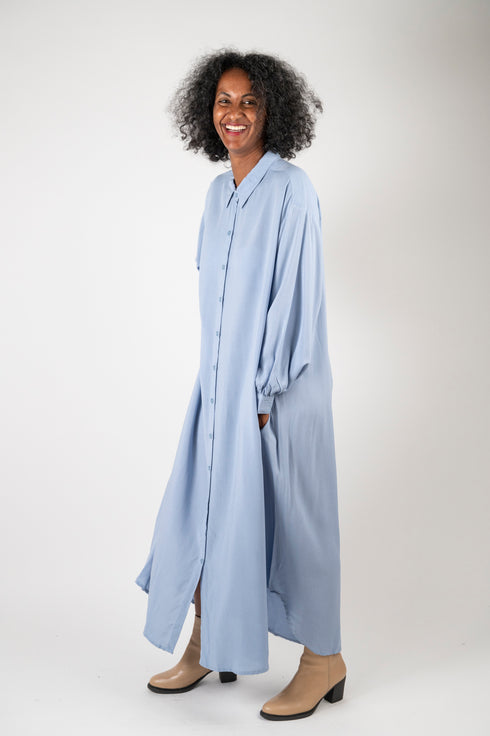 Maxi shirt dress LORA - extra long