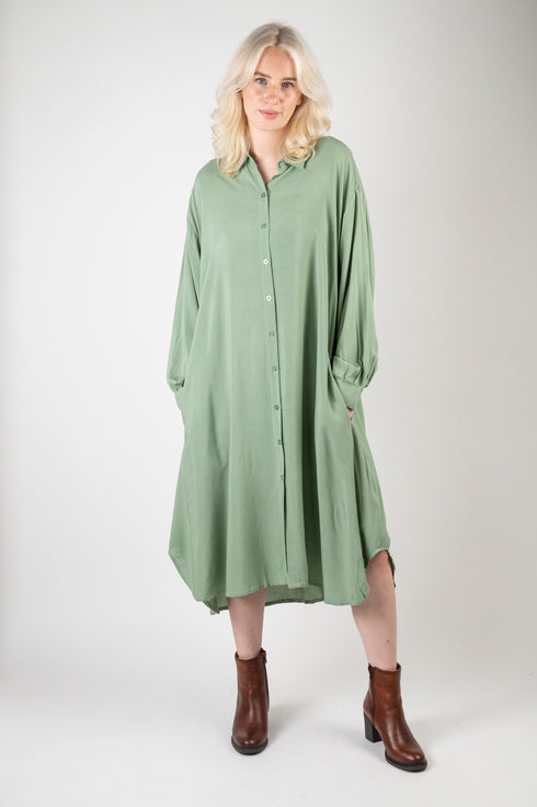 Maxi shirt dress Lora