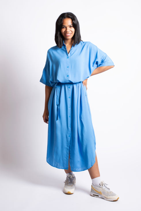 Maxi abito-camicia Dewana