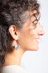 Creolen Ohrringe Scarlett in metallic Tönen