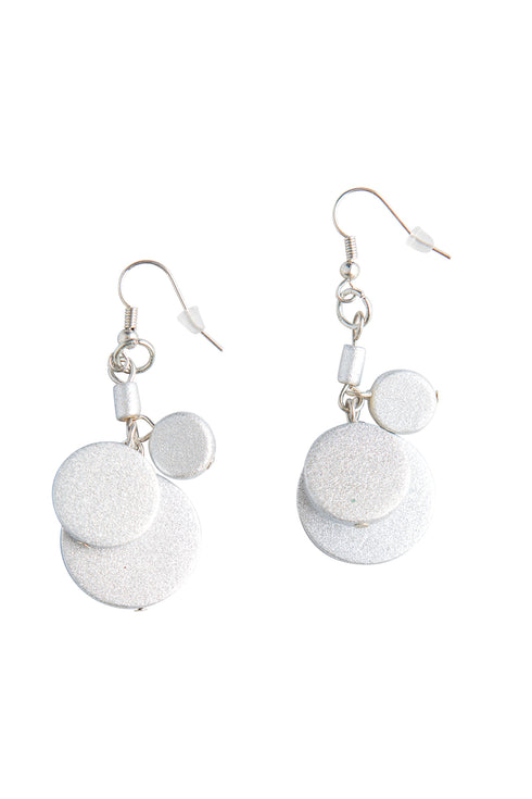 Metallic earrings Fiorella