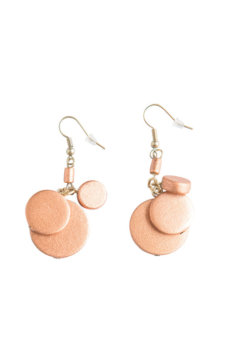 Metallic earrings Fiorella