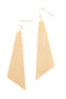 Modern earrings Marley - metallic