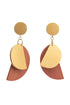 Geometrische, hängende Ohrringe Fiamma