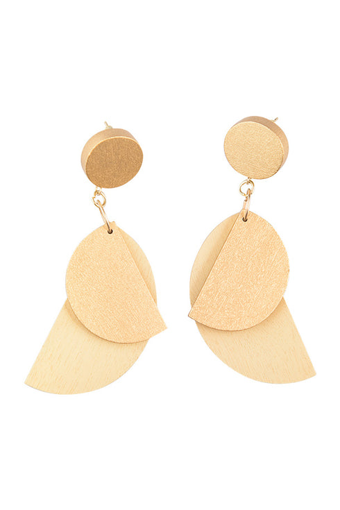 Geometrische, hängende Ohrringe Fiamma