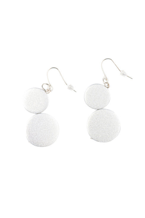 Hanging earrings Kiana Mini in metallic tones