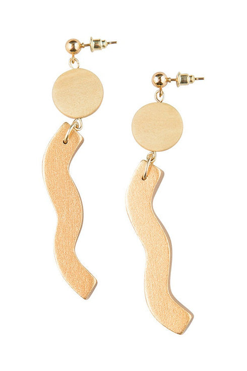 Orecchini astratti sospesi Nilofar