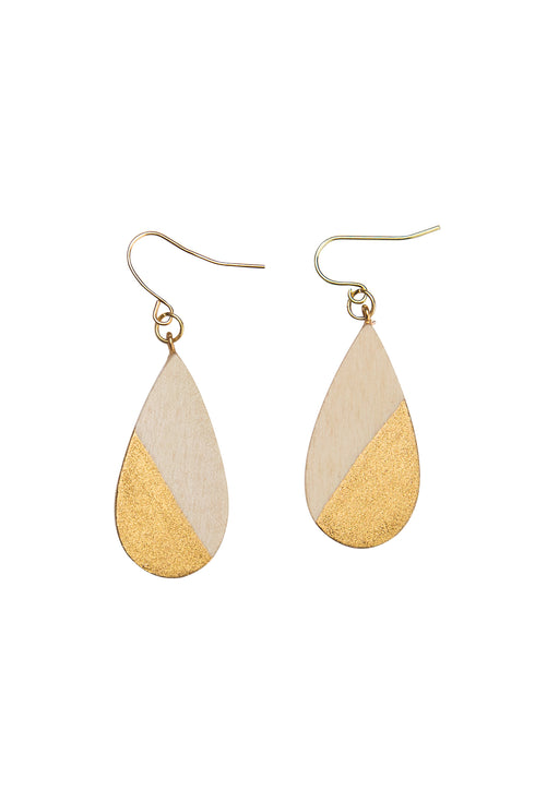 Tropfenförmige Ohrhänger