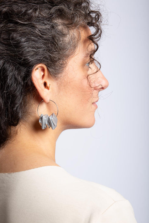 Orecchini Creoles metallizzati Morgan