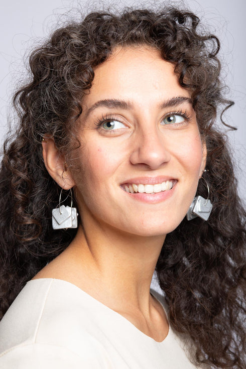 Orecchini Creoles metallizzati Morgan