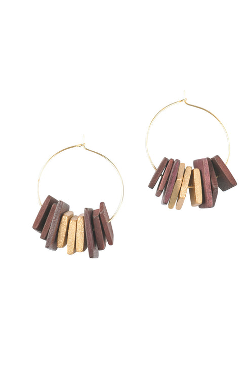 Elegante Creolen Ohrringe Morgan