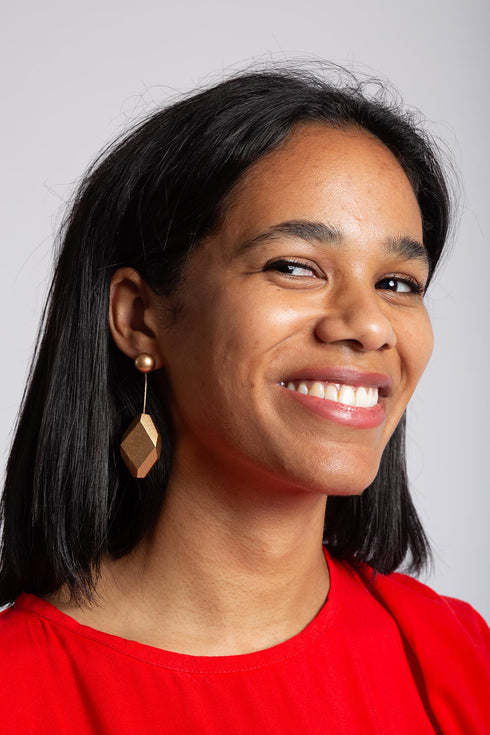 Orecchini pendenti Azaam - metallizzati