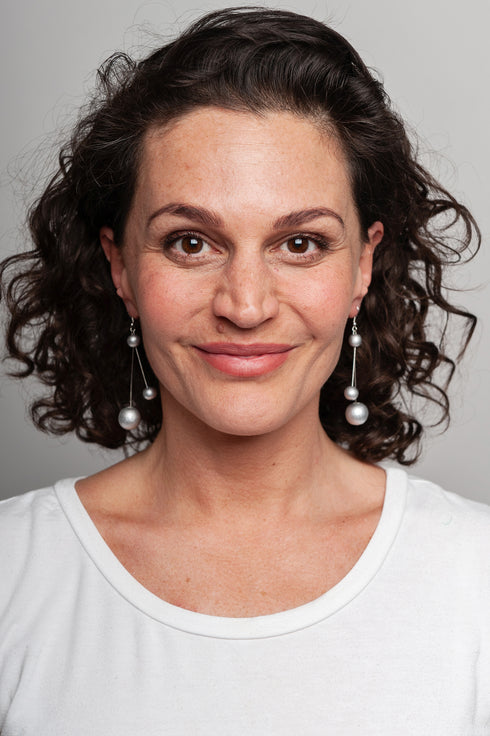 Orecchini giocosi Harper - metallizzati