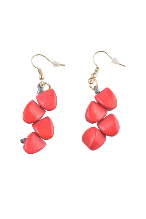 Tropfenförmige Hängeohrringe Liron