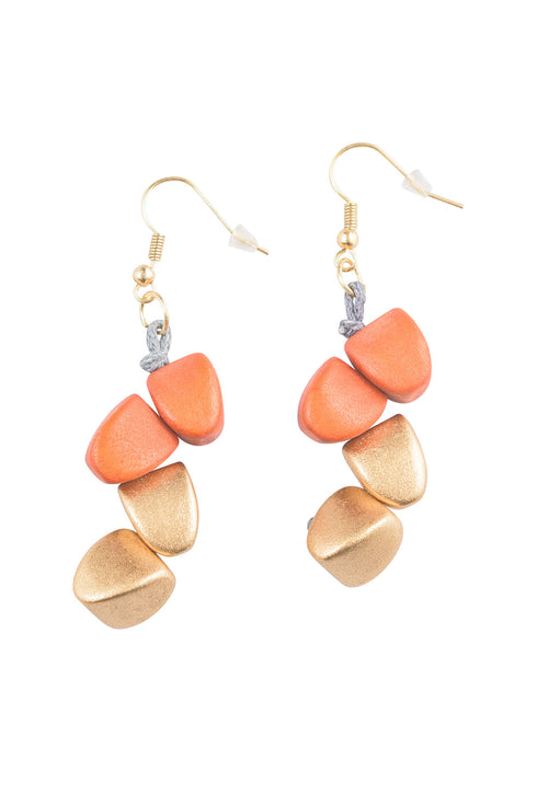 Tropfenförmige Hängeohrringe Liron