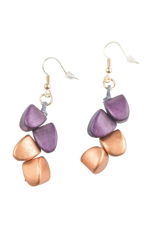 Tropfenförmige Hängeohrringe Liron