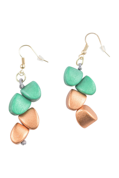 Tropfenförmige Hängeohrringe Liron