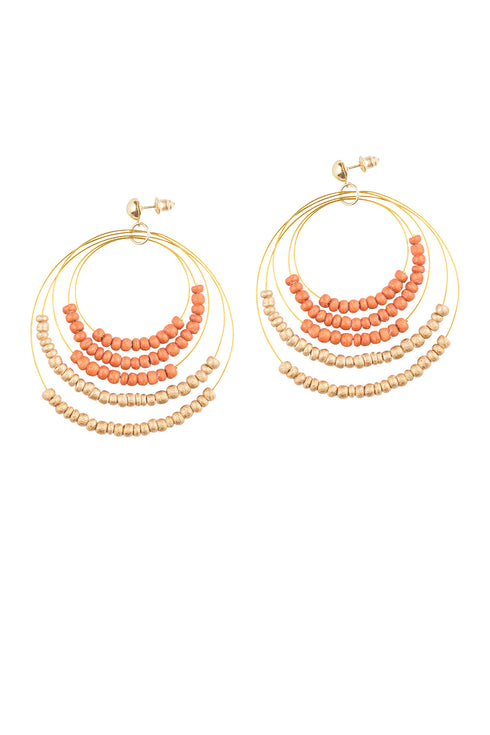 Creolen Perlen Ohrringe Jara