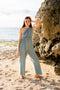 Moderner Jumpsuit Mariana - Leinen