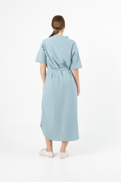 Maxi Hemdkleid Dewana - Leinen