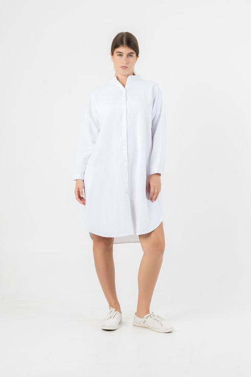 Langärmlige Bluse Dewana - Leinen