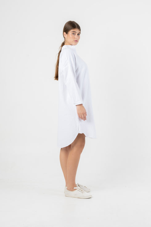 Langärmlige Bluse Dewana - Leinen