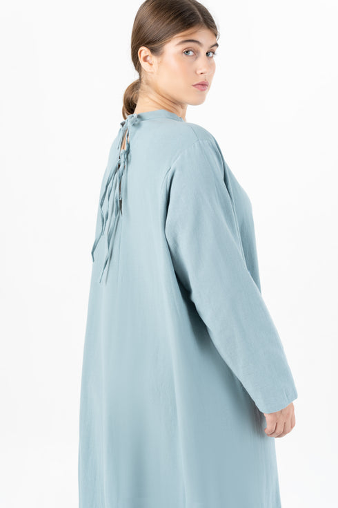 Langärmliges Kleid Juna - Leinen