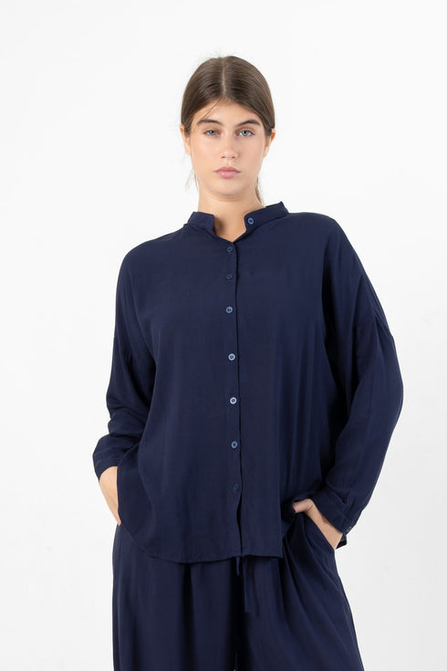 Langärmlige Kurze Bluse Dewana