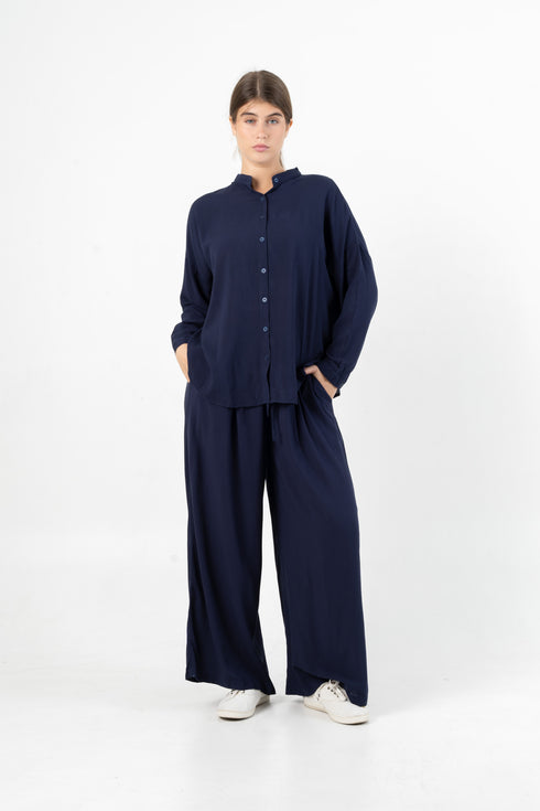 Langärmlige Kurze Bluse Dewana