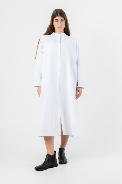Langärmliges Kleid Juna - Leinen