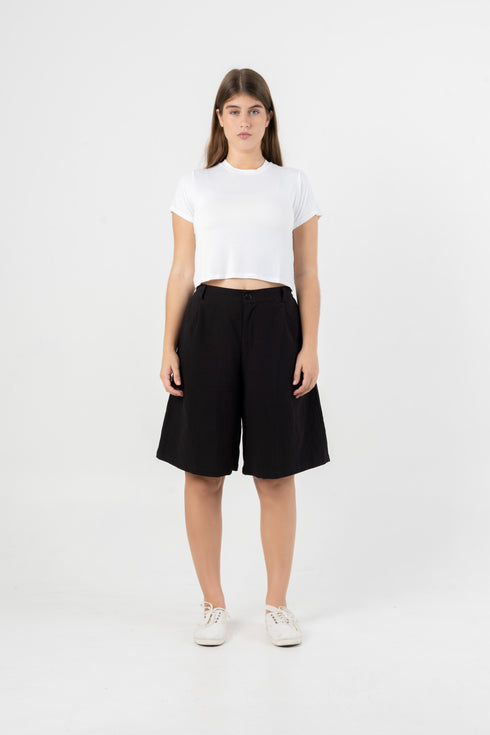 Elegante Bermuda Shorts Lula - Leinen