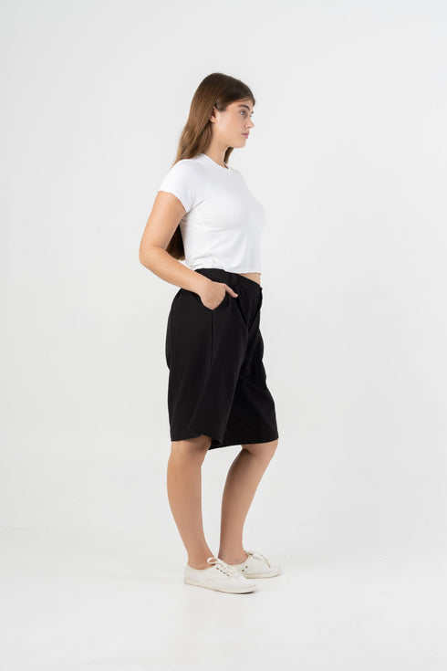 Elegante Bermuda Shorts Lula - Leinen