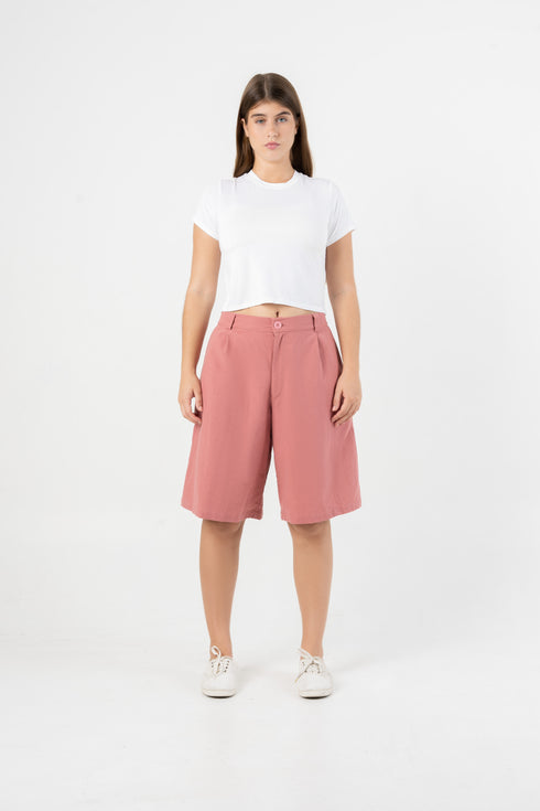 Elegante Bermuda Shorts Lula - Leinen