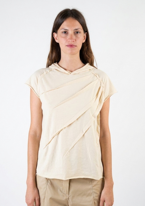 T-Shirt mit Nahtdetail vorn