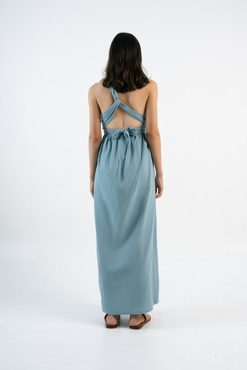 Elegantes Infinity Kleid Mariana - Leinen